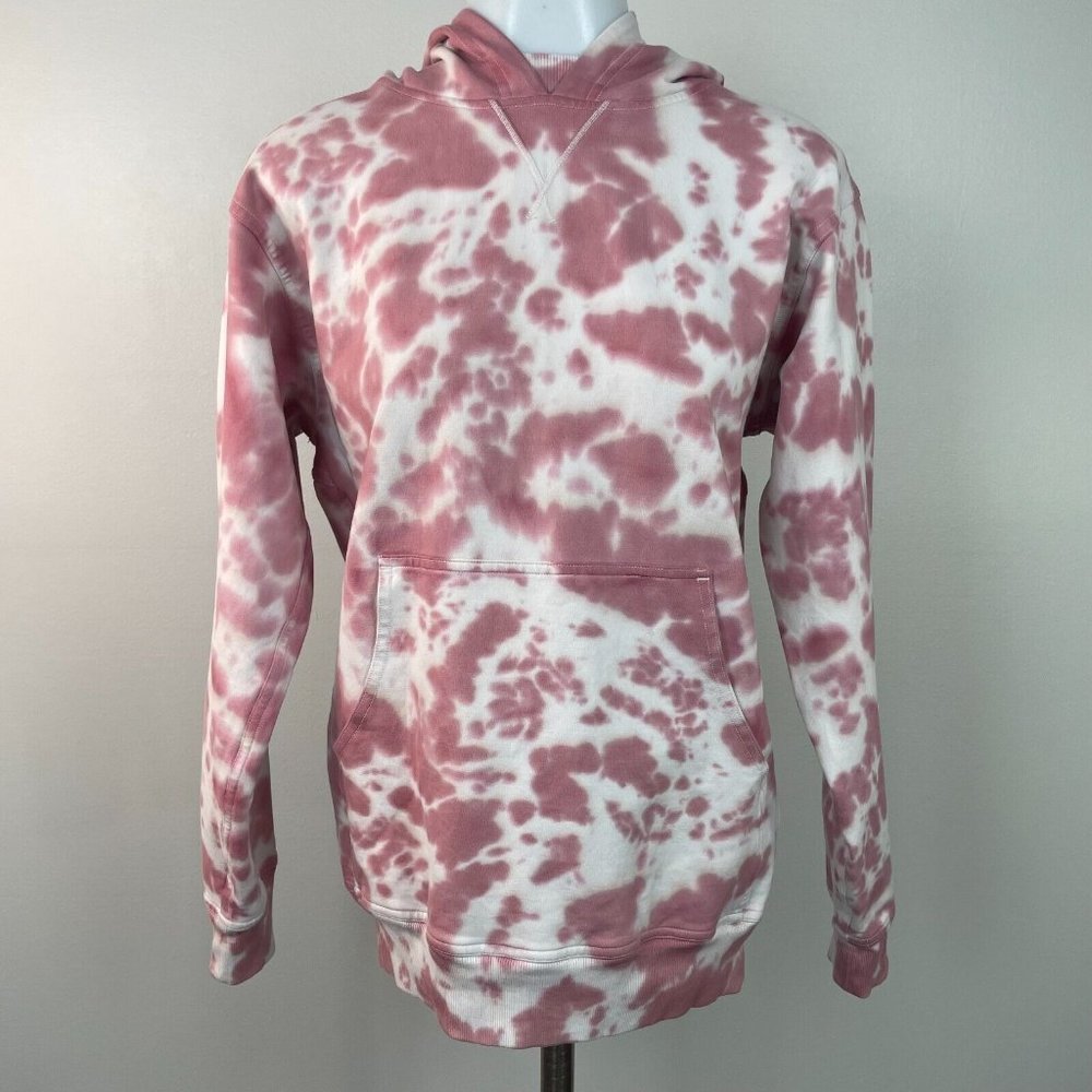 Lululemon‎ All Yours Hoodie Sweatshirt 4 Pink White Tie-Dye Pullover Women's - Picture 5 of 16